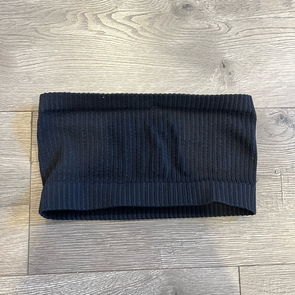 Sunday Best Ribbed Bandeau Bra Top